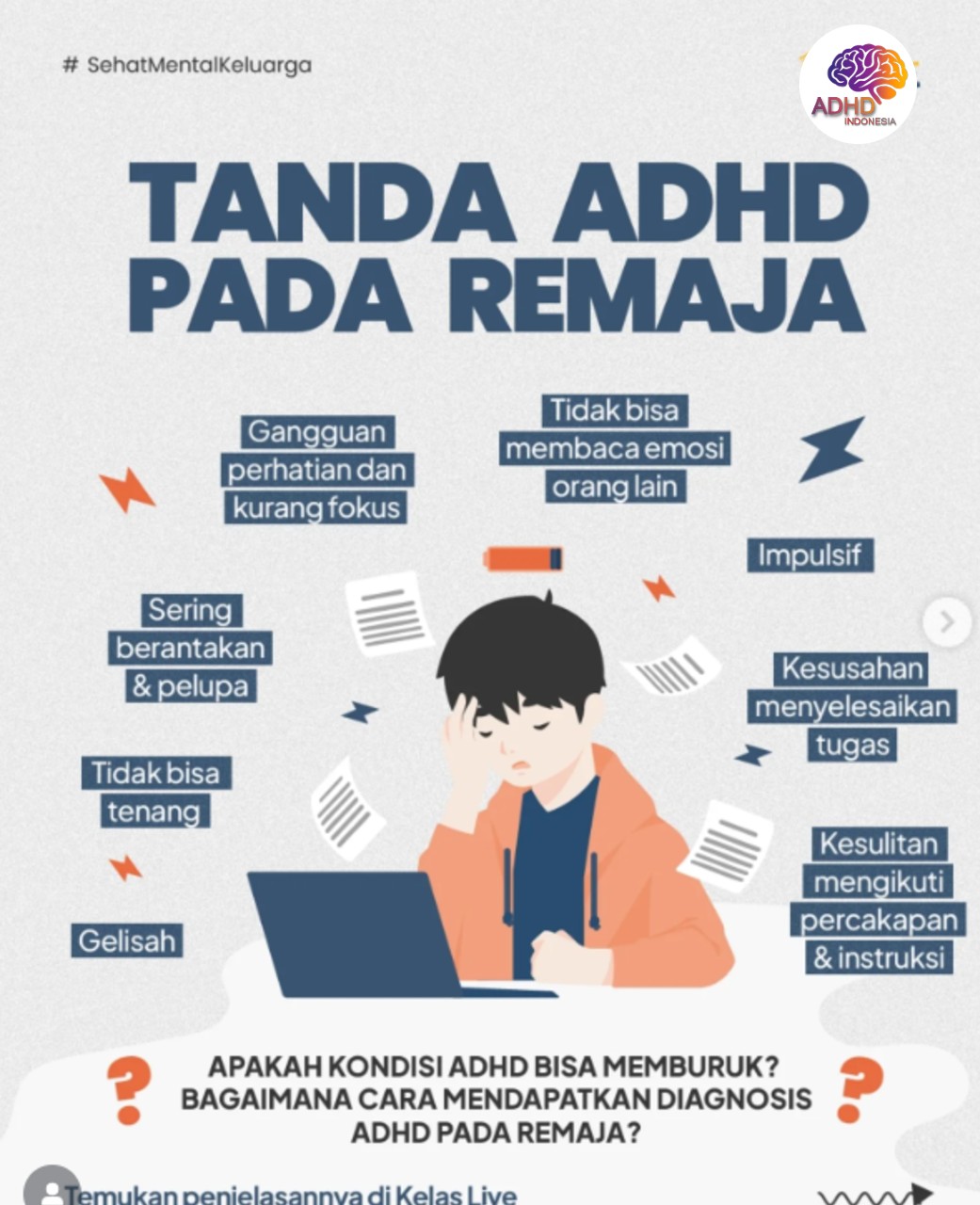 Screening ADHD Non-Diagnostik: Edukasi Awal bagi Orang Tua di Kabupaten Gianyar