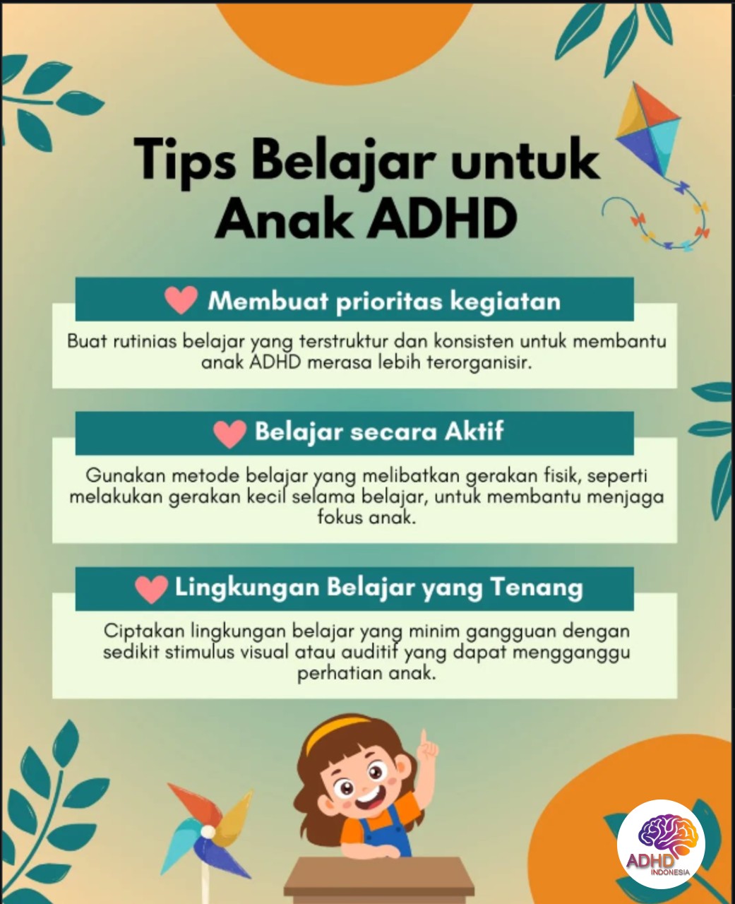 Strategi Belajar yang Cocok untuk Anak ADHD di Kabupaten Gianyar